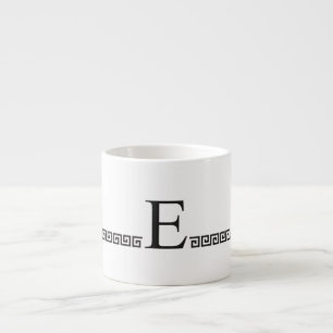 Xícara De Espresso Monograma grego