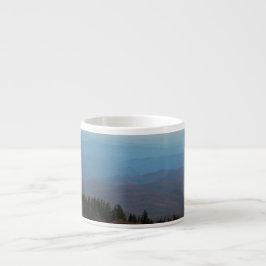 Xícara De Espresso Montanhas estão chamando