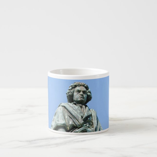 Xícara De Espresso Monumento a Ludwig van Beethoven em Bonn (Frente)