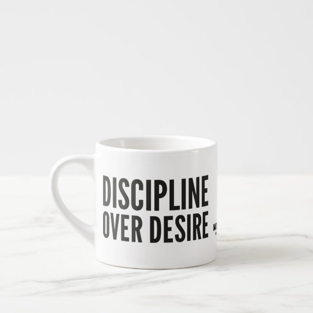 Xícara De Espresso MOTIVATIONALISM© DISCIPLINE_Mok (Esquerda)