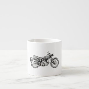 Xícara De Espresso Motocicleta 1952 do veneno de Velocette