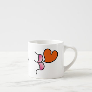 Xícara De Espresso muack voador!! -Cor de Rosa