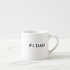 Xícara De Espresso Mug de Especialidade de PAI nº 1