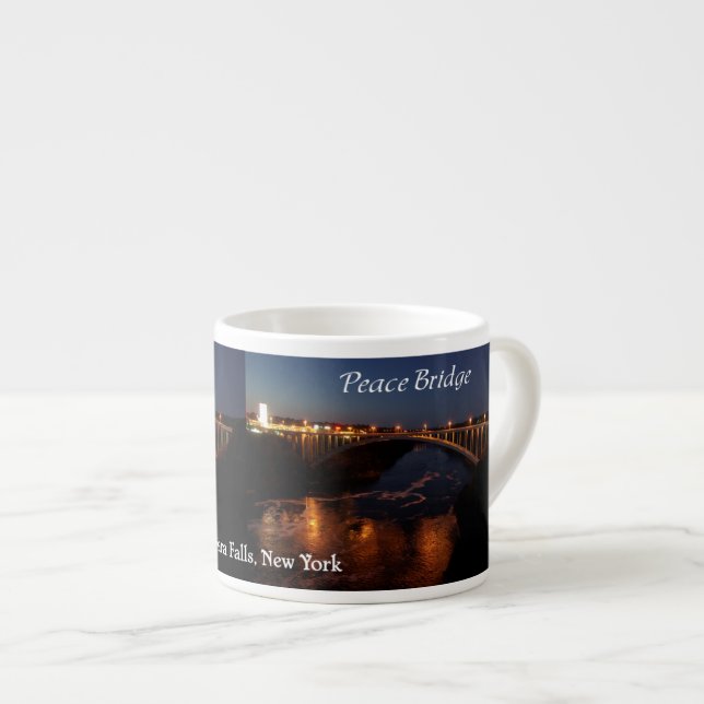 Xícara De Espresso Mug espresso da Peace Bridge (Frente Esquerda)