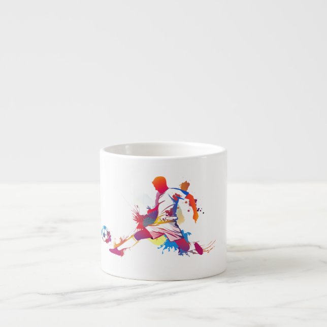 Xícara De Espresso Mug para ventiladores de futebol (Frente)