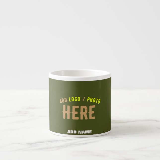 XÍCARA DE ESPRESSO NA MODA MODERNO PERSONALIZADO EXÉRCITO VERDE VERIF (Frente)