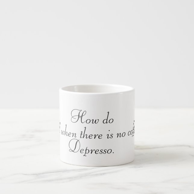 Xícara De Espresso Na moda Mug (Frente)
