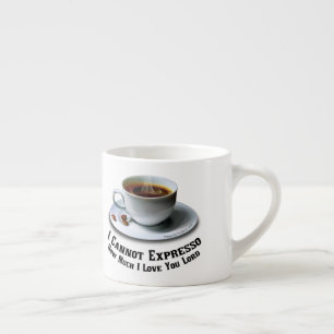Xícara De Espresso Não Posso Expressar O Quanto Te Amo, Senhor