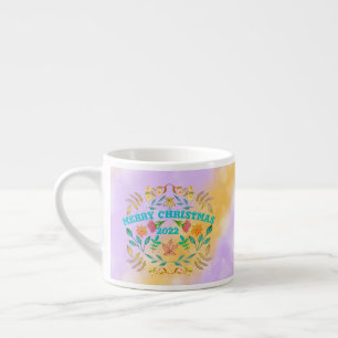 XÍCARA DE ESPRESSO NATAL DE MERCADO PERSONALIZADO 20XX