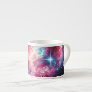 Xícara De Espresso Nebulosa Cósmica - Design de Galáxia