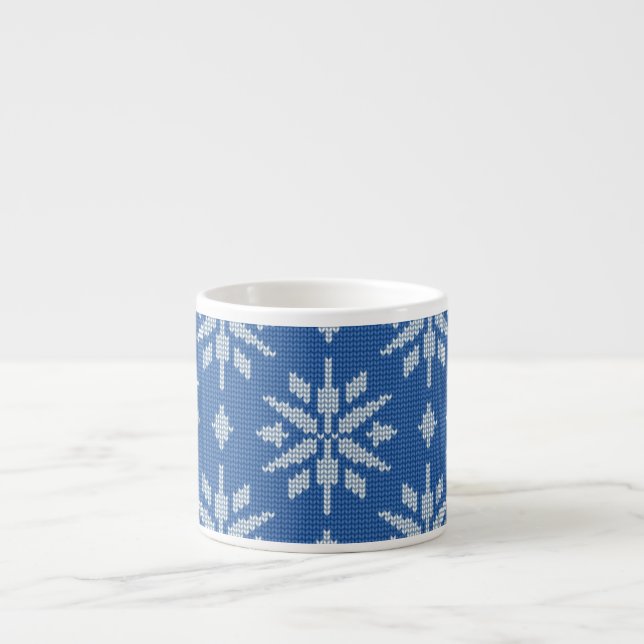 Xícara De Espresso Neve Têxtil (Frente)