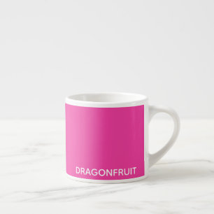 Xícara De Espresso Nome cor rosa do fruto do dragão