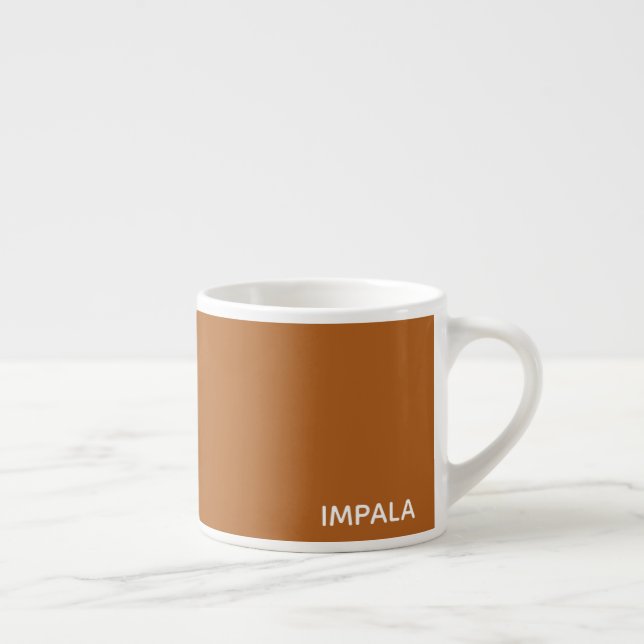 Xícara De Espresso Nome da cor castanho do Impala (Direita)