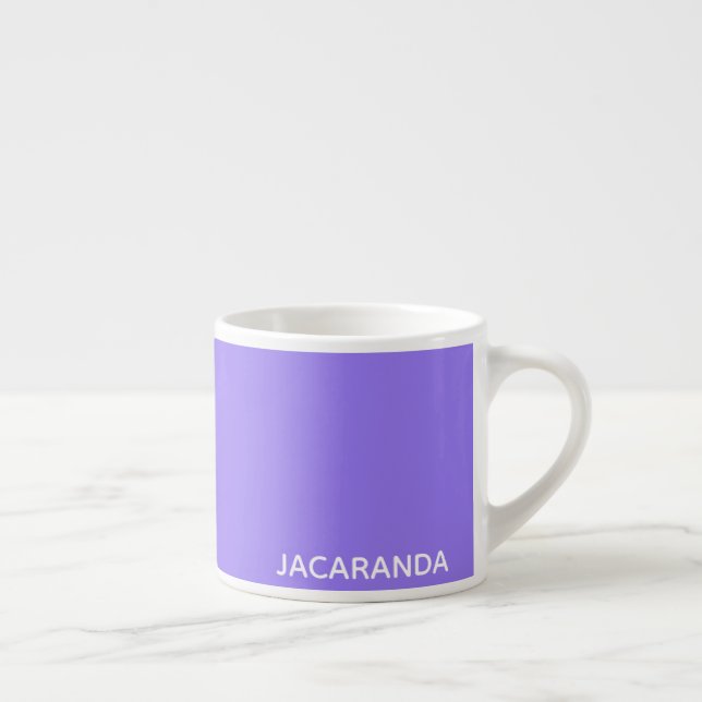 Xícara De Espresso Nome de cor púrpura Jacaranda (Direita)
