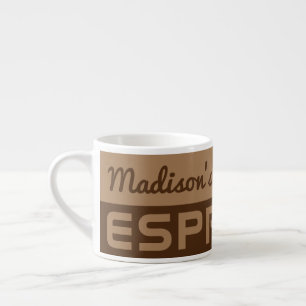 Xícara De Espresso Nome personalizado Espresso mug