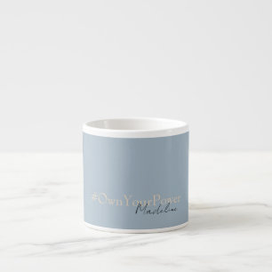Xícara De Espresso Nome Personalizado - Oferta de Empoderamento do Gi