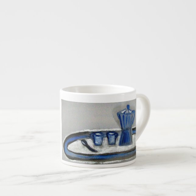 Xícara De Espresso ...november espresso...arte de Jutta Gabriel... (Frente Esquerda)