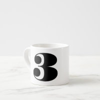 Número de café expresso Mug