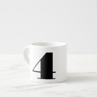 Número de café expresso Mug