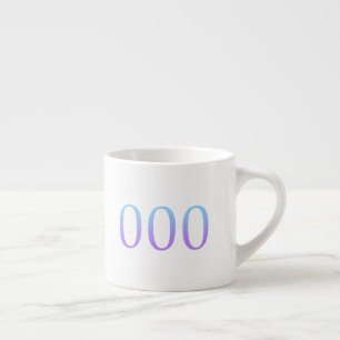 Xícara De Espresso Número do Anjo 000 - Unidade