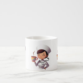 Xícara De Espresso Nurse Coffee Mug