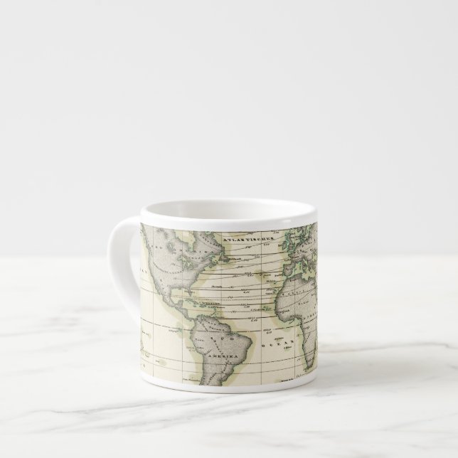 Xícara De Espresso O barómetro médio (Frente Esquerda)