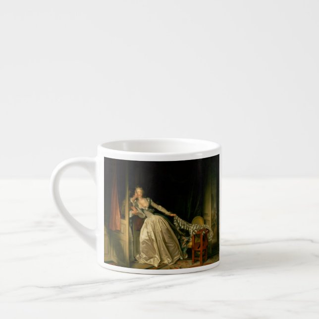 Xícara De Espresso O Beijo Roubado Fragonard (Esquerda)