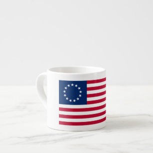 Xícara De Espresso O Círculo de Estrelas, Bandeira Americana por Bets