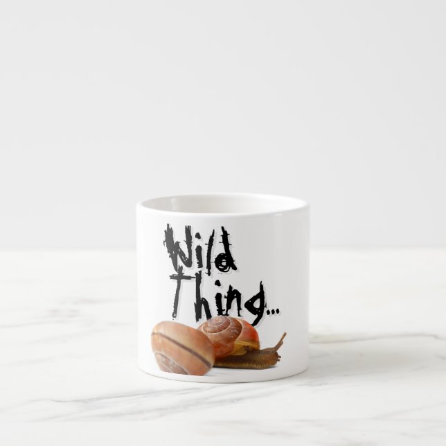 Xícara De Espresso O lado selvagem de um caracol (Frente)