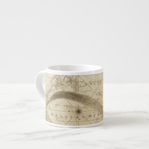 Xícara De Espresso O Oceano Atlântico