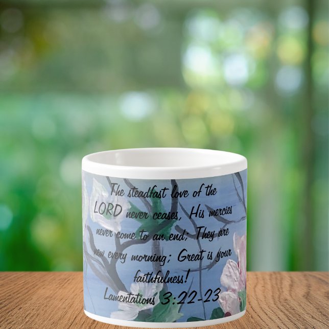 Xícara De Espresso Obra de Arte Original Escrito  (Elegant Scripture Mug, )