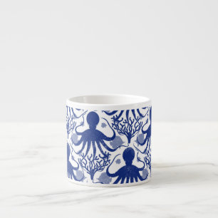 Xícara De Espresso Octopus (fundo leve)