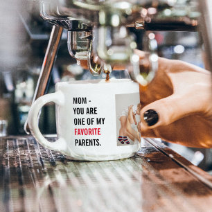 Xícara De Espresso Oferta de Foto e Feliz dia de as mães de Colagem M