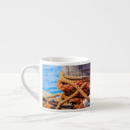 Xícara De Espresso Old Mooring Bollard