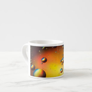 Xícara De Espresso Óleo na água