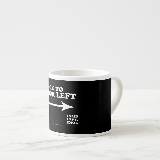 Xícara De Espresso Olhe para a esquerda SlipperyJoe's espesso ce geom (Frente Esquerda)
