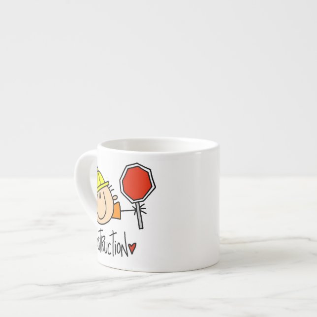 Xícara De Espresso Operário da Construção (Frente Esquerda)