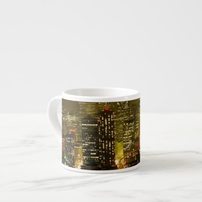 Xícara De Espresso Opinião da cidade de Seattle (Frente Esquerda)