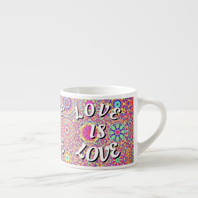 Xícara De Espresso Orgulho Love Is Love (Direita)