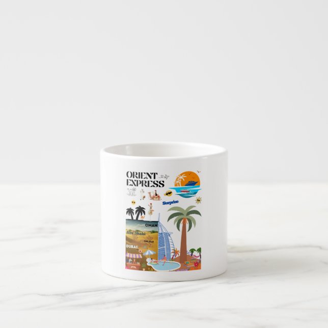 XÍCARA DE ESPRESSO ORIENT EXPRESS (Frente)