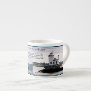 Xícara De Espresso Oswego West Pierhead Light espresso mug