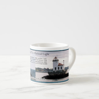 Xícara De Espresso Oswego West Pierhead Light espresso mug