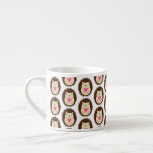 Xícara De Espresso ouriço Bebê Menina Rosa Bonito