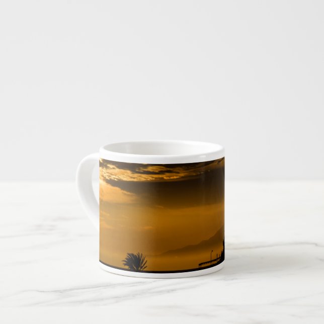 Xícara De Espresso Ouro Sky (Frente Esquerda)