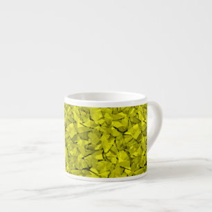 Xícara De Espresso Padrão de impressão de azulejo de cristal mosaico
