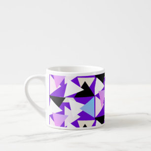 Xícara De Espresso Padrão de pirâmide de triângulo de abstrato