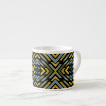 Padrão de Piso de Pneu Azul Dourado Preto