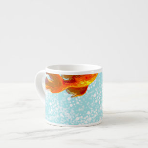 Xícara De Espresso padrão do peixe dourado