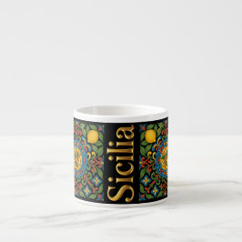 Xícara De Espresso Padrão Siciliano da Sicília