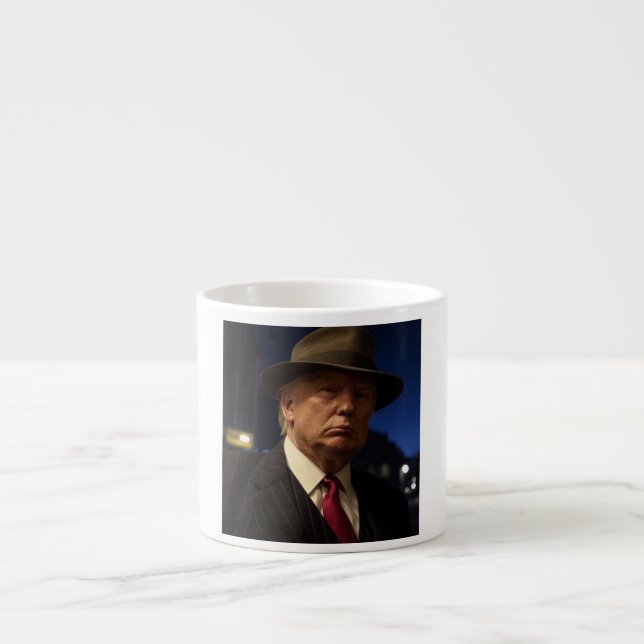 Xícara De Espresso padrinho da América Don J. Trump (Frente)